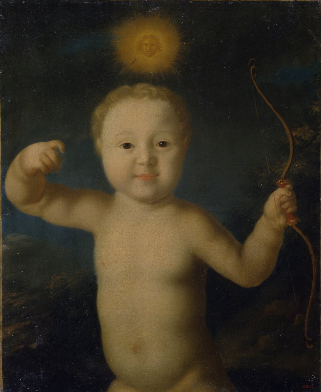 俄罗斯沙雷维奇-彼得-彼得维奇1715-1719年作为丘比特的画像，1772年 作者 格里戈里·德米特里耶维奇·莫尔查诺夫