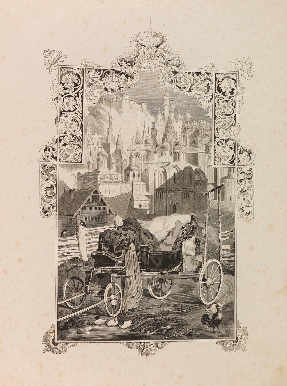 中篇小说《塔兰塔斯》的前奏曲，弗拉基米尔·索洛格布（Vladimir Sollogub），1845年。 作者 格里戈里·格里戈列维奇·加加林