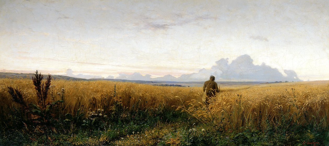 黑麦田小径，1881年 作者 格里哥里（Grigori Grigorievich Mjasoedov）