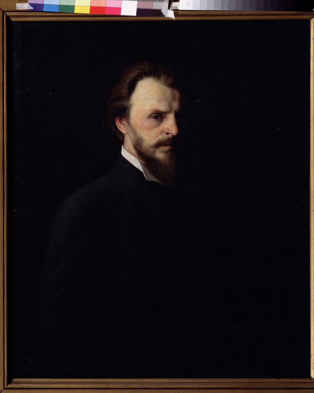 自画像（自画像）。 Paynture de Grigori (Grigory, Grigory) Grigorievich Myasoedov (Myasoedov, Myasoedov) (1834-1911), huile sur toile 作者 格里戈里·格里戈里耶维奇·米亚索多夫