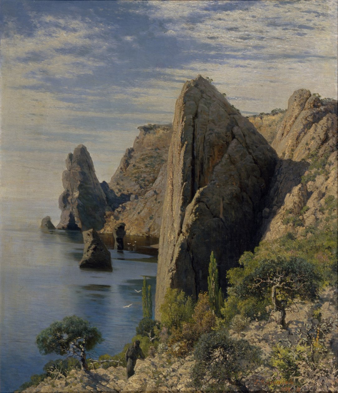 岩石，1884 作者 格里戈里·格里戈里耶维奇·米亚索多夫