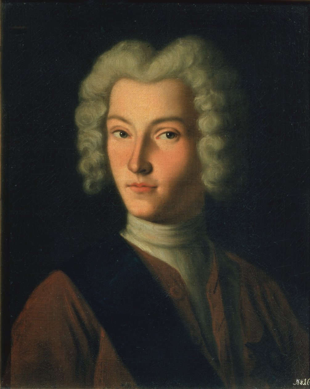 沙皇彼得二世的肖像（1715-30） 作者 格里高里·德米特里耶夫（Grigory Dmitriev Molchanov）