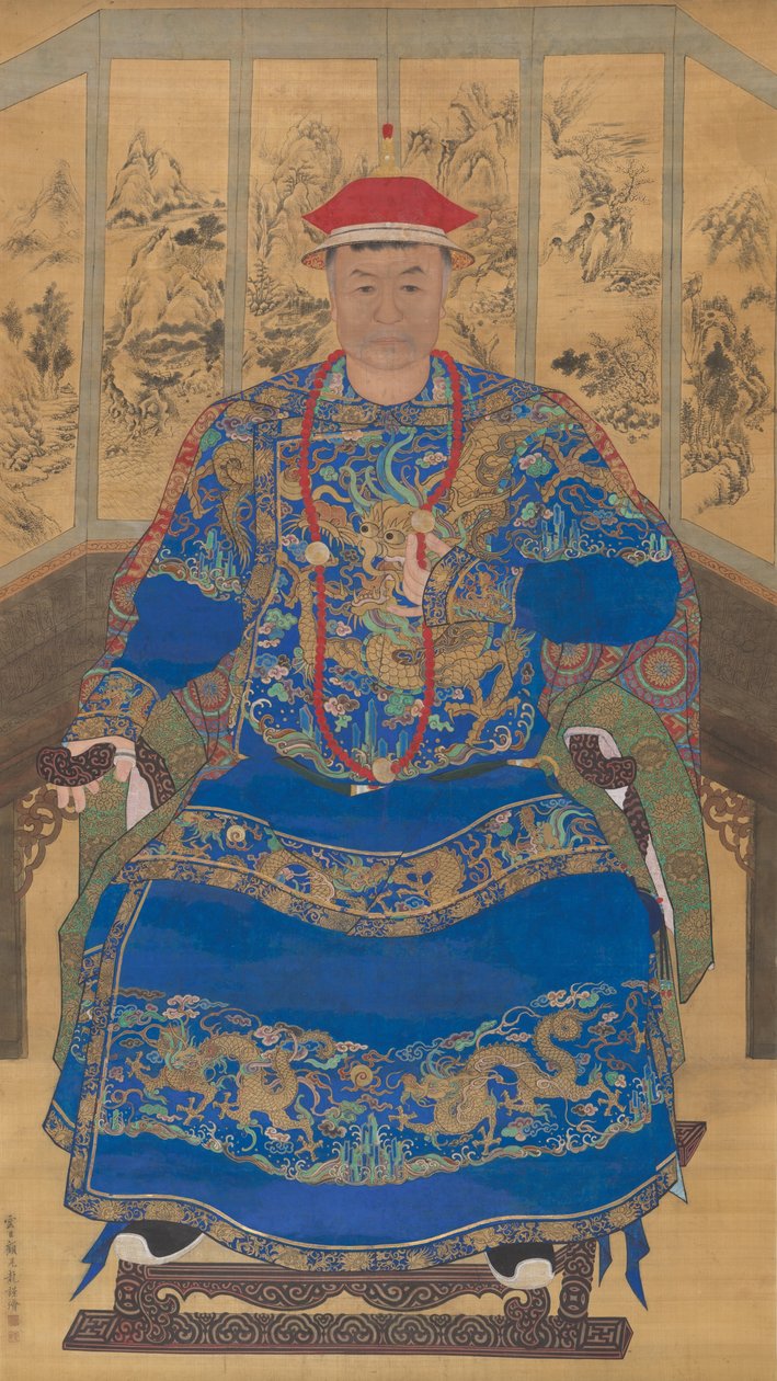 满族王子画像 作者 顾建龙