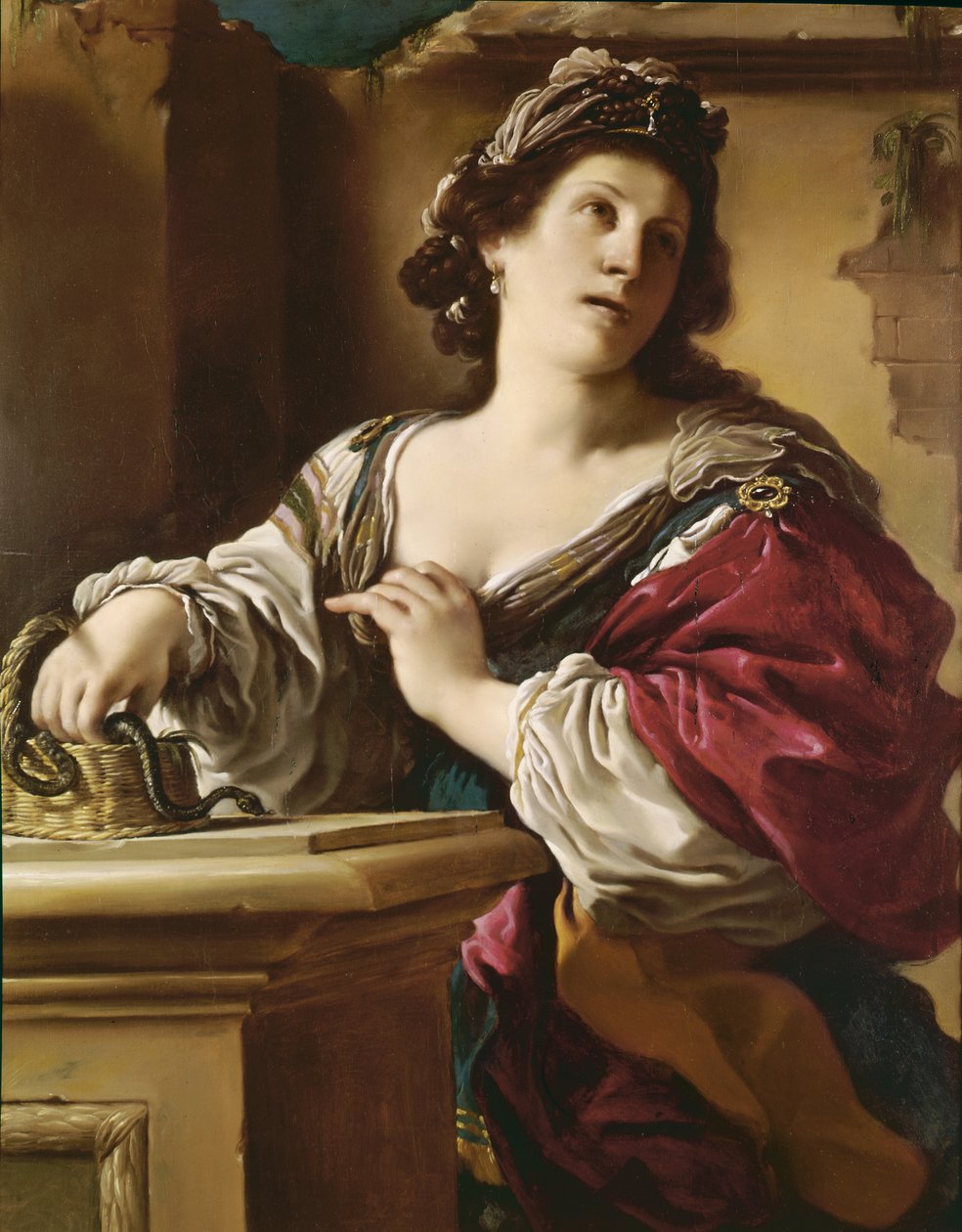 克娄巴特拉（油） 作者 乔瓦尼·弗朗切斯科·巴尔比里（Il Guercino）