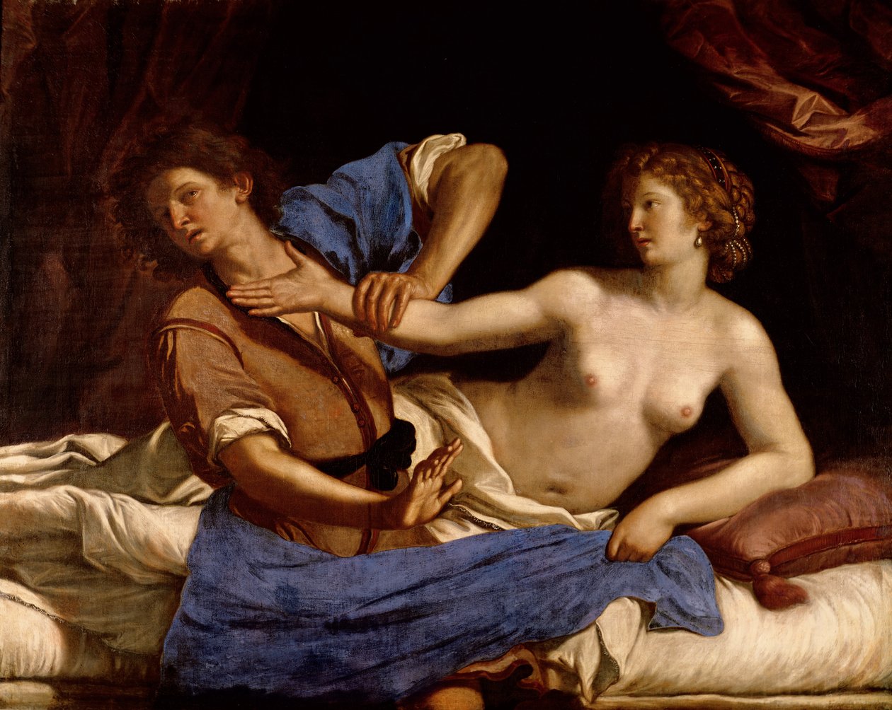 约瑟夫和波提乏的妻子，c.1649 作者 乔瓦尼·弗朗切斯科·巴尔比里（Il Guercino）