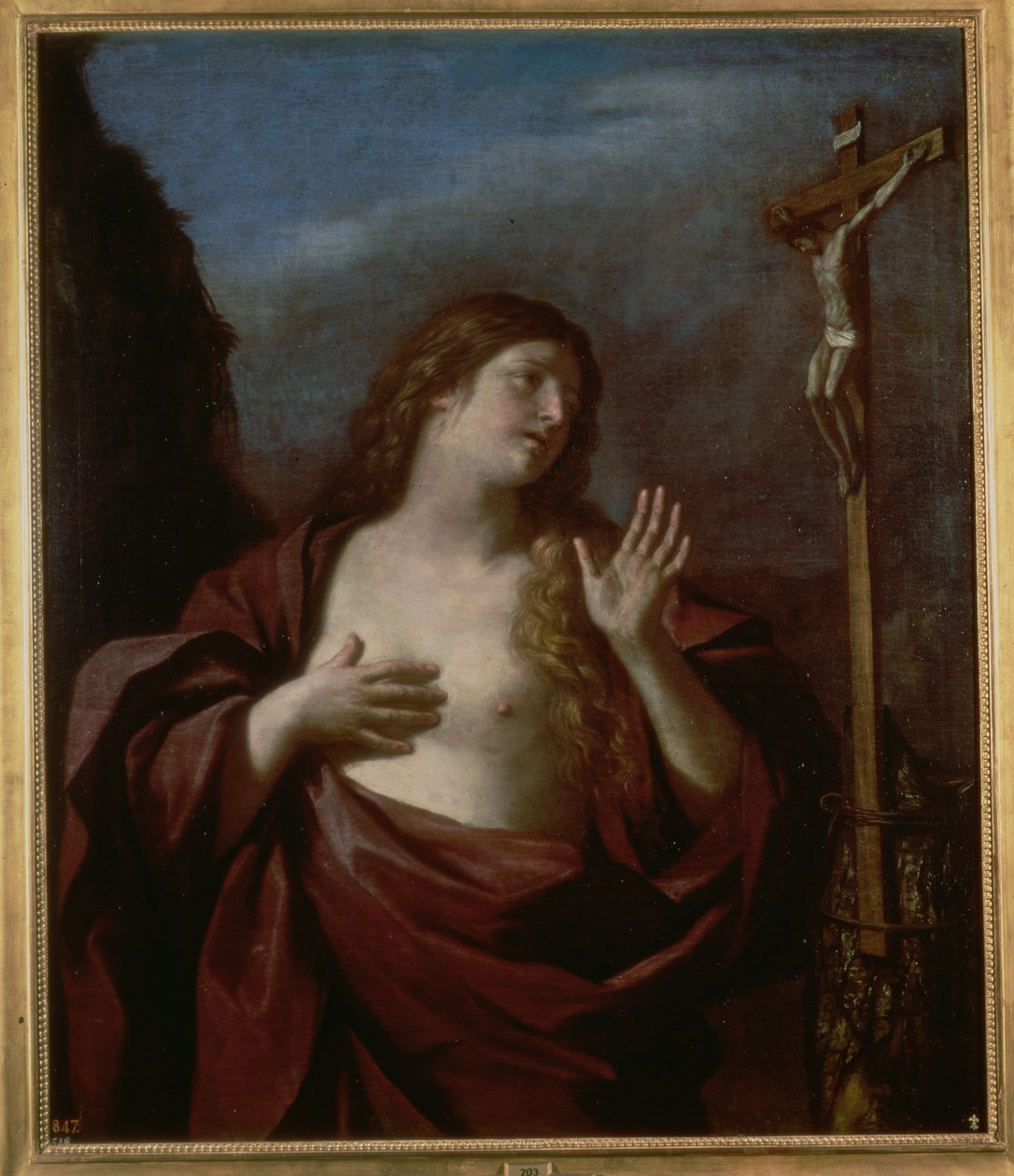 忏悔玛丽抹大拉 作者 乔瓦尼·弗朗切斯科·巴尔比里（Il Guercino）