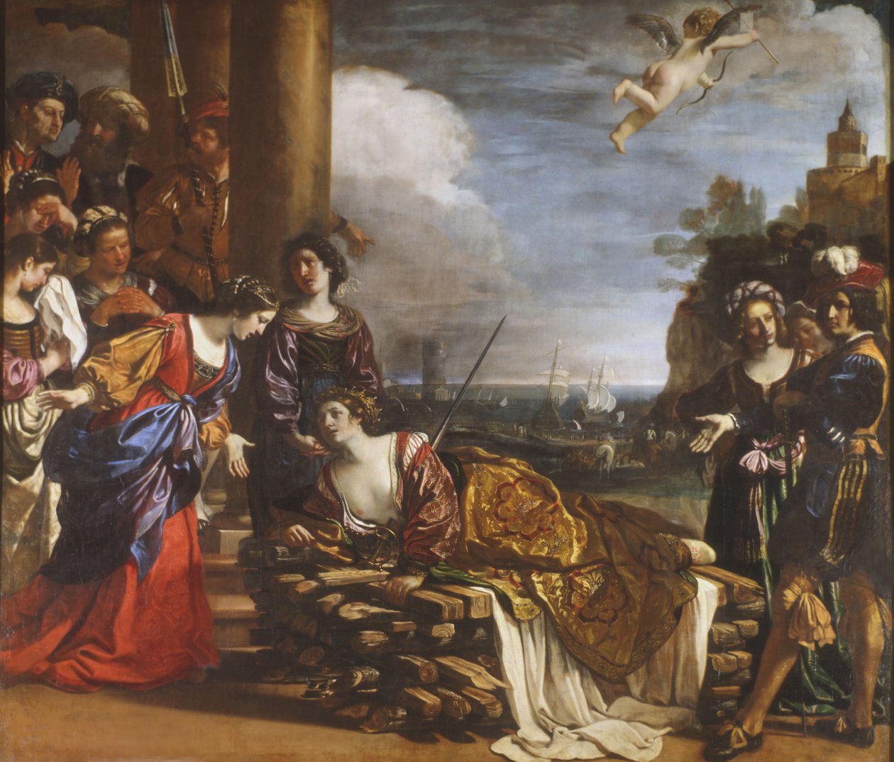 1631年的迪多之死 作者 乔瓦尼·弗朗切斯科·巴尔比里（Il Guercino）