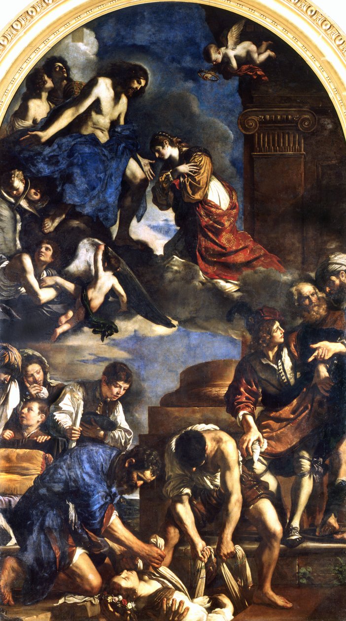 圣彼得罗之死，1621-22 作者 乔瓦尼·弗朗切斯科·巴尔比里（Il Guercino）