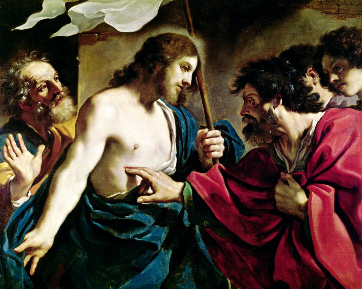 圣托马斯的Incredulity 作者 乔瓦尼·弗朗切斯科·巴尔比里（Il Guercino）