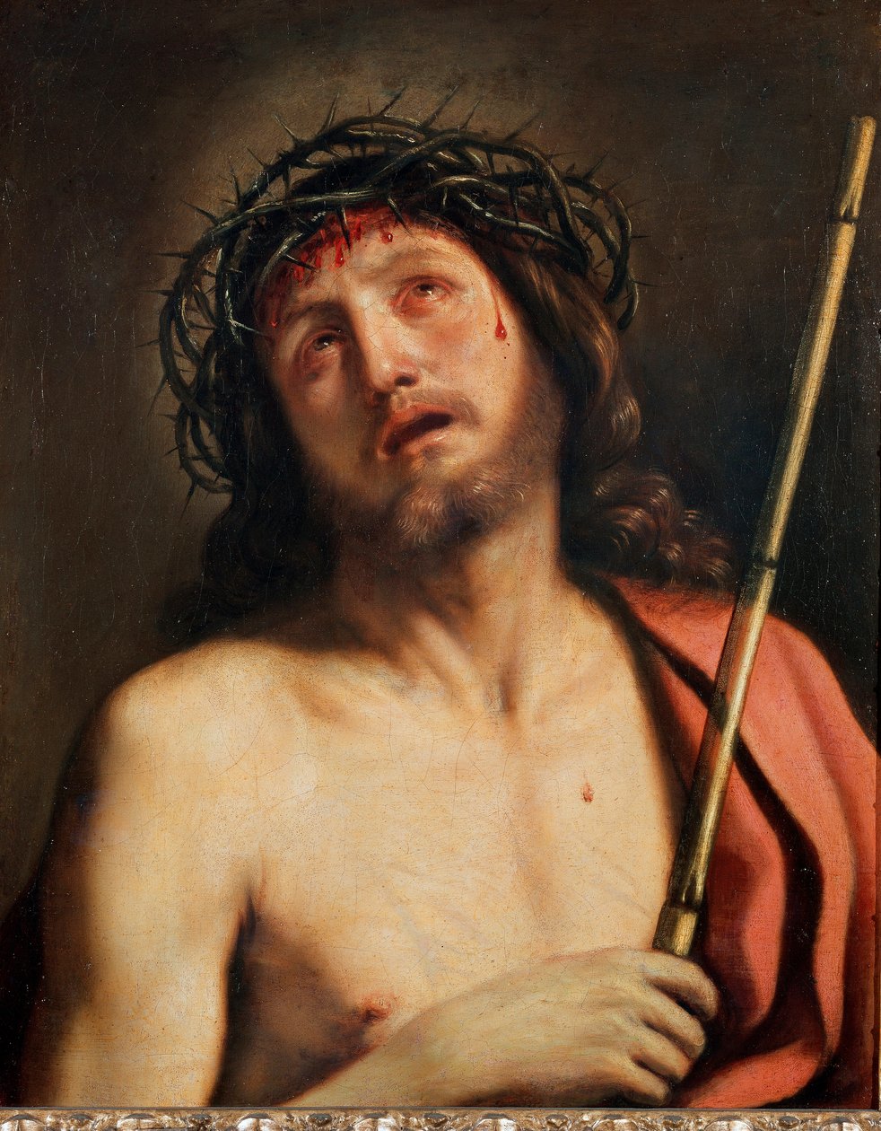Giovanni Francesco Barbieri Guerchin dit Il Guercino (1591-1666) 1618 年在罗马附近的 Ecce Homo 绘画，Galleria Corsini 作者 格尔奇诺