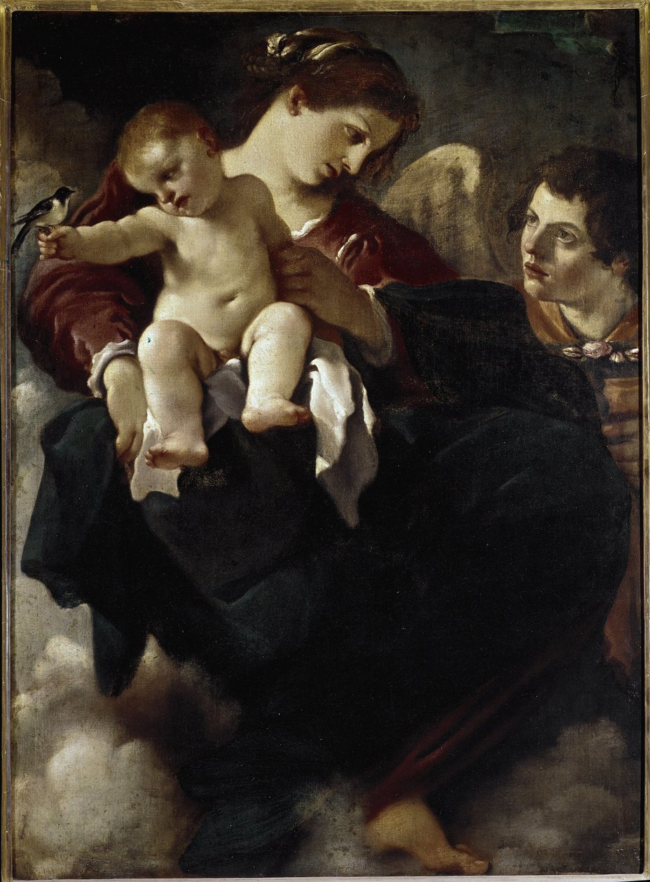 Our Lady of the Swallow - Oil on canvas 作者 格尔奇诺