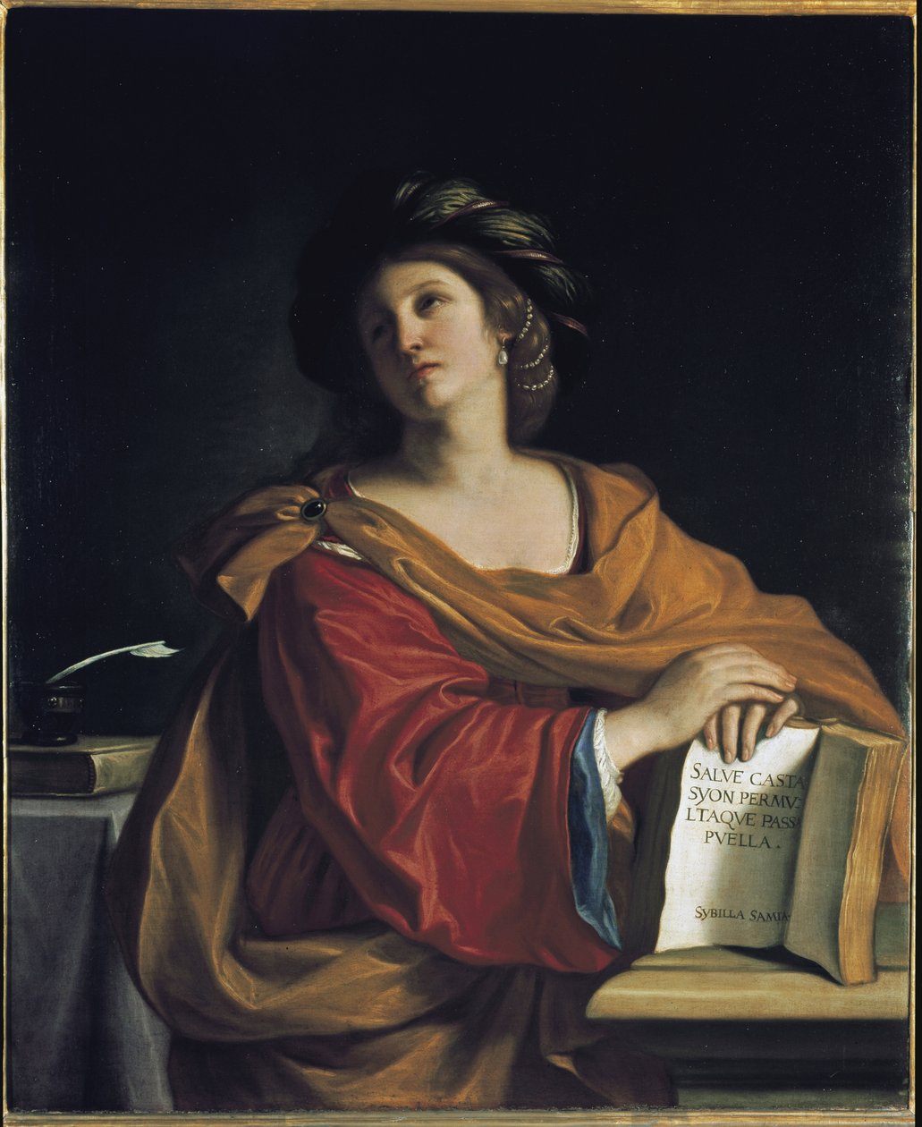 Samian Sibyl (of Samos) - 布面油画 作者 格尔奇诺