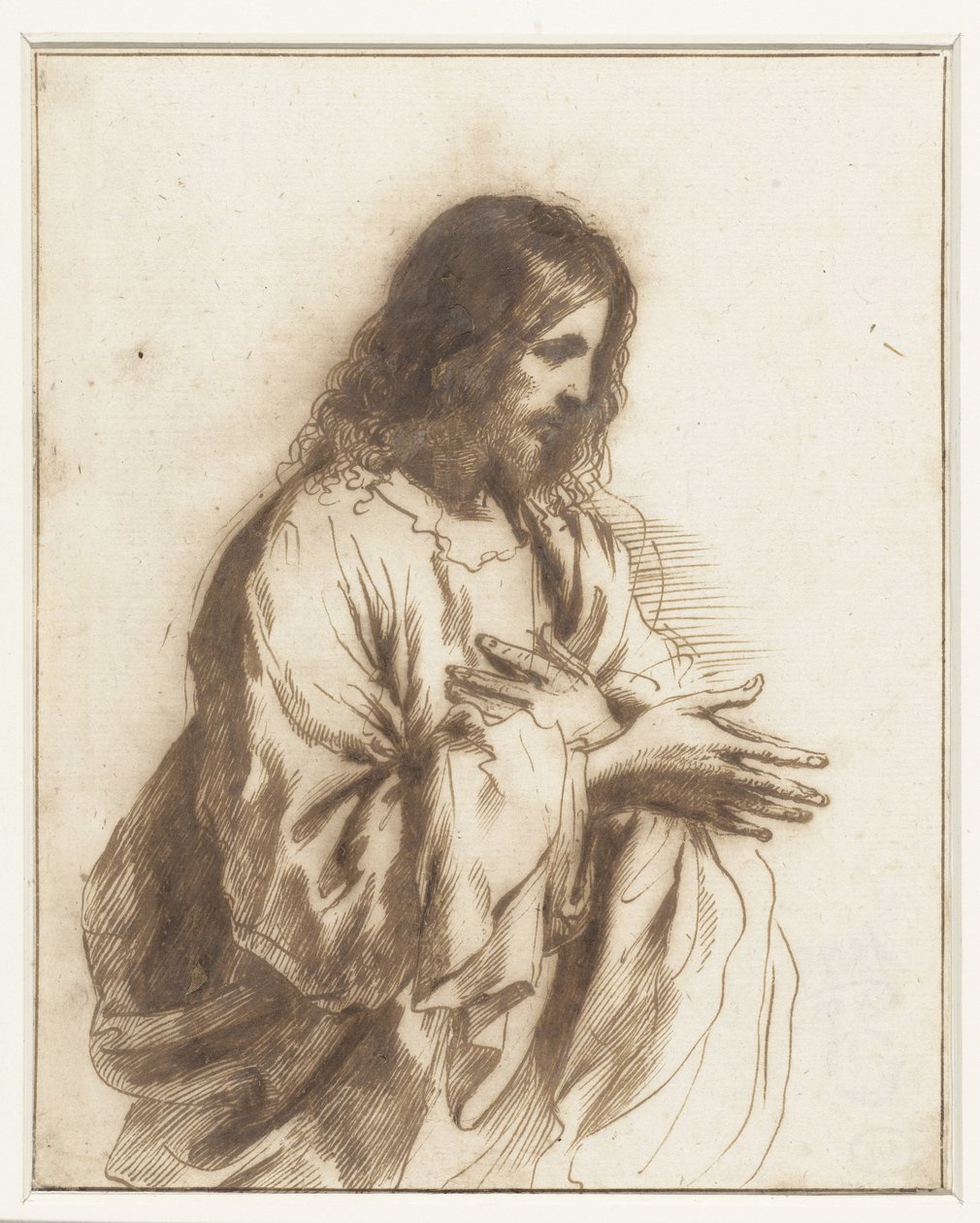 基督 作者 Guercino（归因于）
