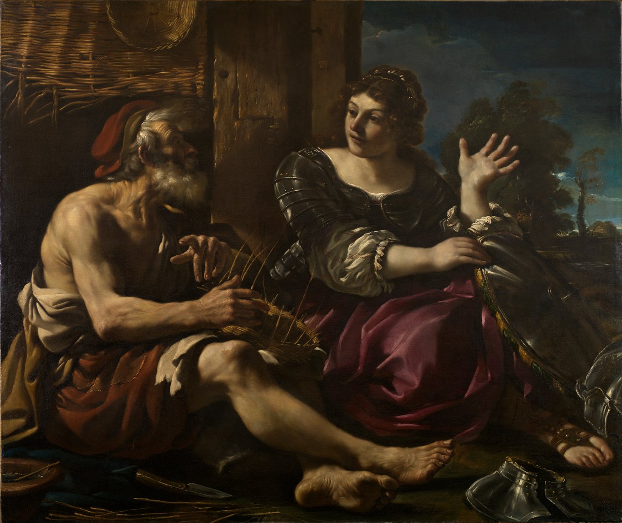 Erminia and Shepherd，1620年代 作者 格尔奇诺