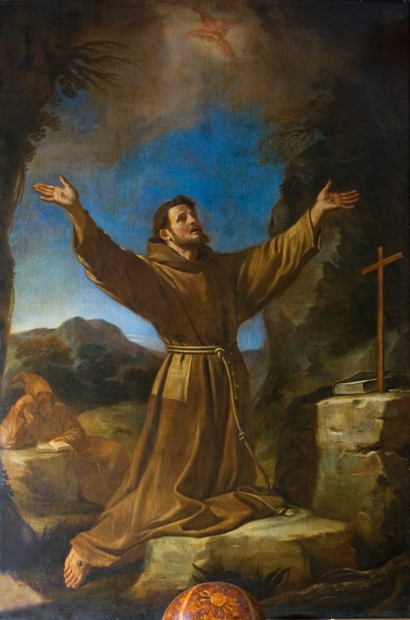 Guercino - 切塞纳圣弗朗西斯科 作者 格尔奇诺