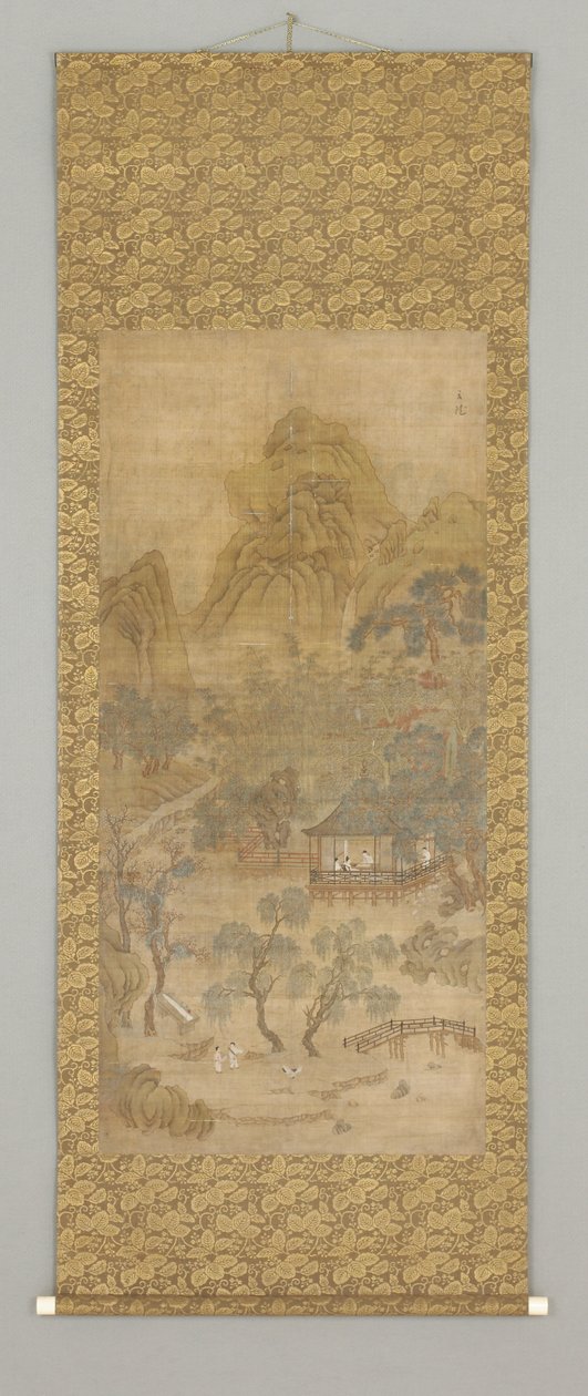 山水（绢本水墨设色） 作者 桂霞