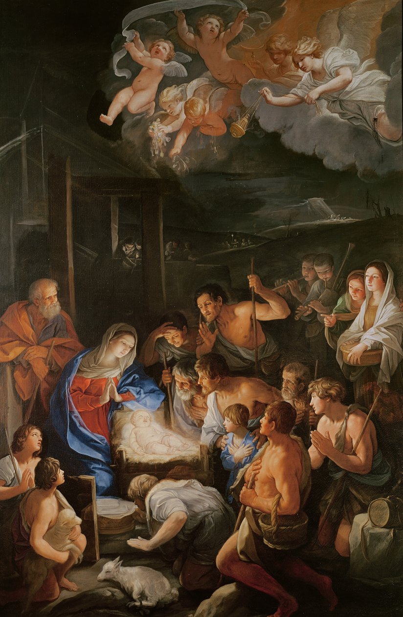 对牧羊人的崇拜，1642年 作者 吉多·雷尼（Guido Reni）