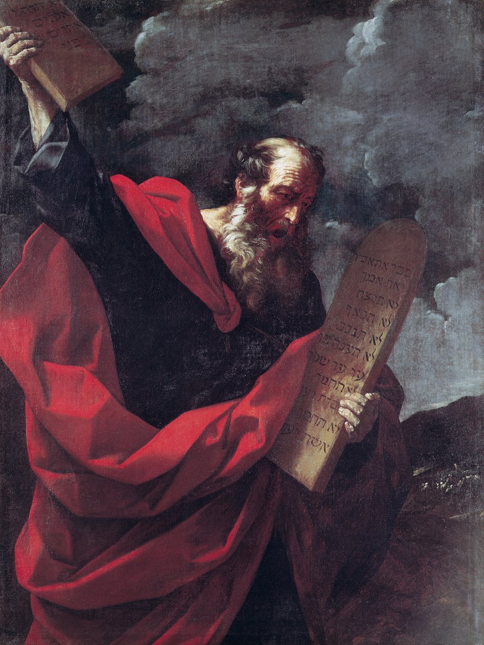 摩西与法律的平板电脑 作者 吉多·雷尼（Guido Reni）