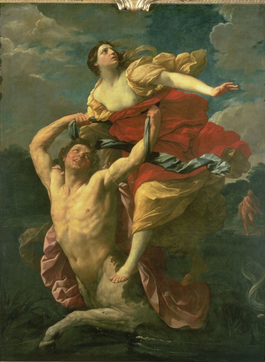 由Centaur Nessus绑架Deianeira，1620-1 作者 吉多·雷尼（Guido Reni）
