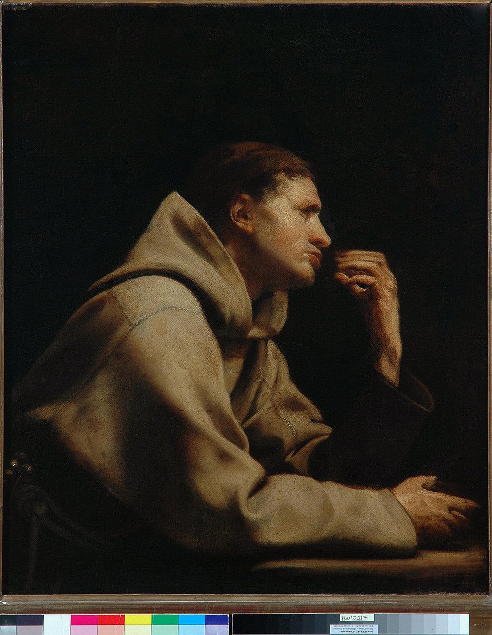 A Franciscan (oil on canvas) 作者 圭多·卡尼亚奇