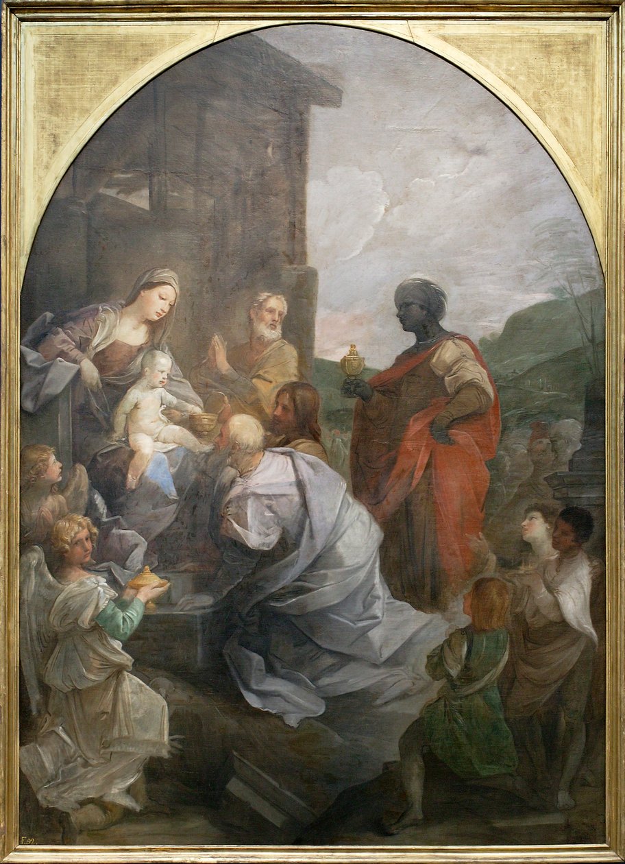贤士的崇拜，1642年。 作者 吉多·雷尼（Guido Reni）