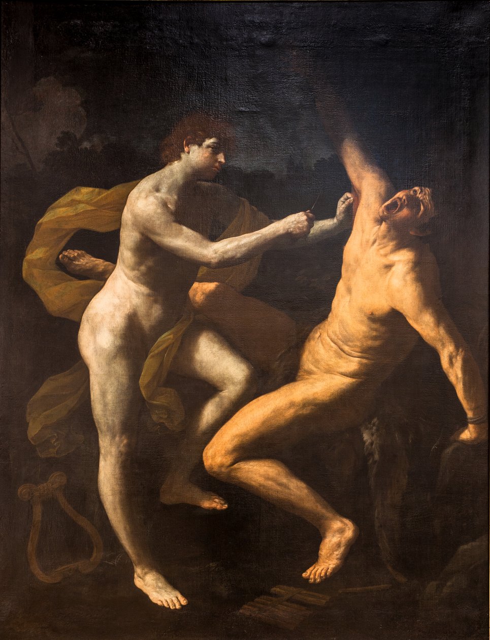 阿波罗剥马尔斯亚斯的皮，1620-25 年（布面油画） 作者 吉多·雷尼（Guido Reni）