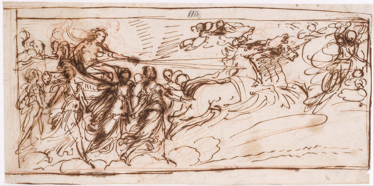 太阳战车上的阿波罗 作者 吉多·雷尼（Guido Reni）