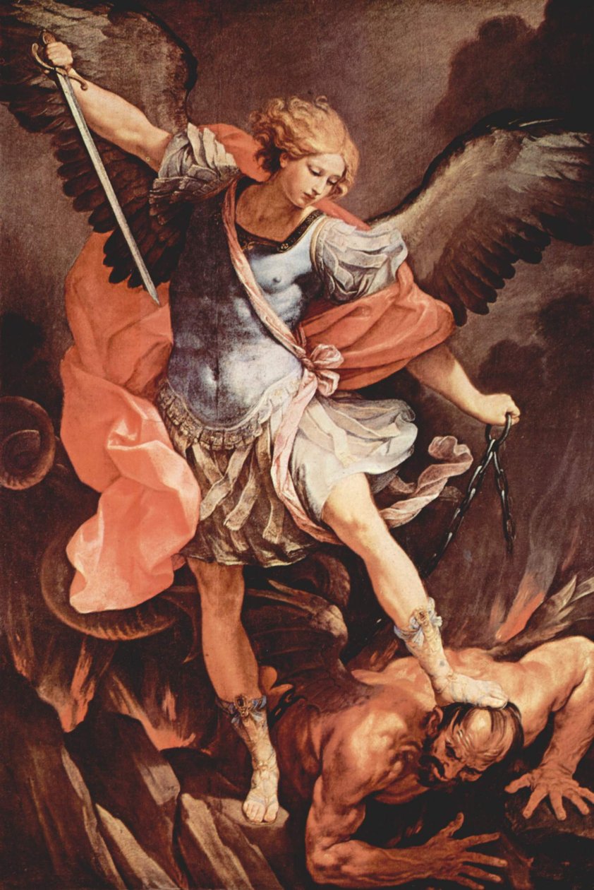 大天使米迦勒击败撒旦 作者 吉多·雷尼（Guido Reni）