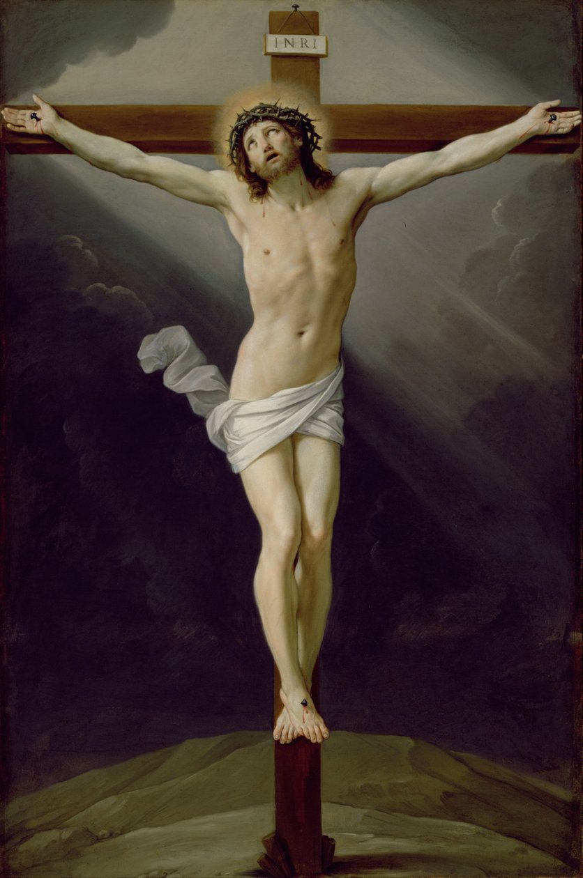 十字架上的基督（布面油画） 作者 吉多·雷尼（Guido Reni）