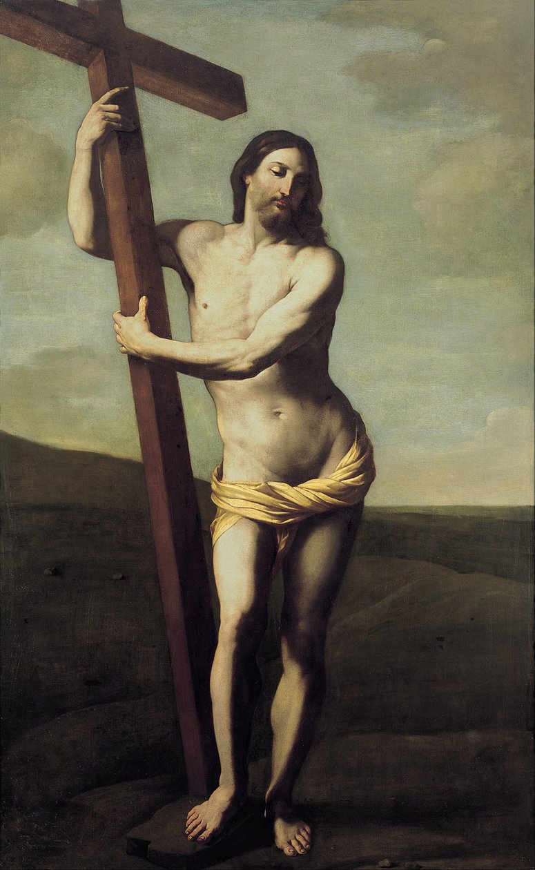 复活的基督被十字架拥抱 作者 吉多·雷尼（Guido Reni）