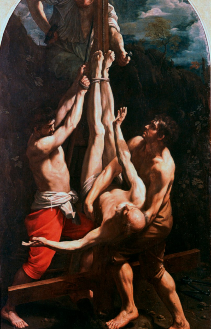 圣彼得受难记》，约1600-1642年 作者 吉多·雷尼（Guido Reni）