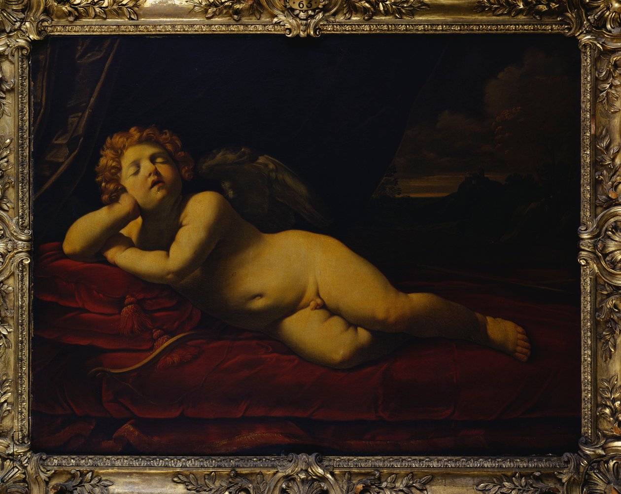 丘比特睡着了 作者 吉多·雷尼（Guido Reni）