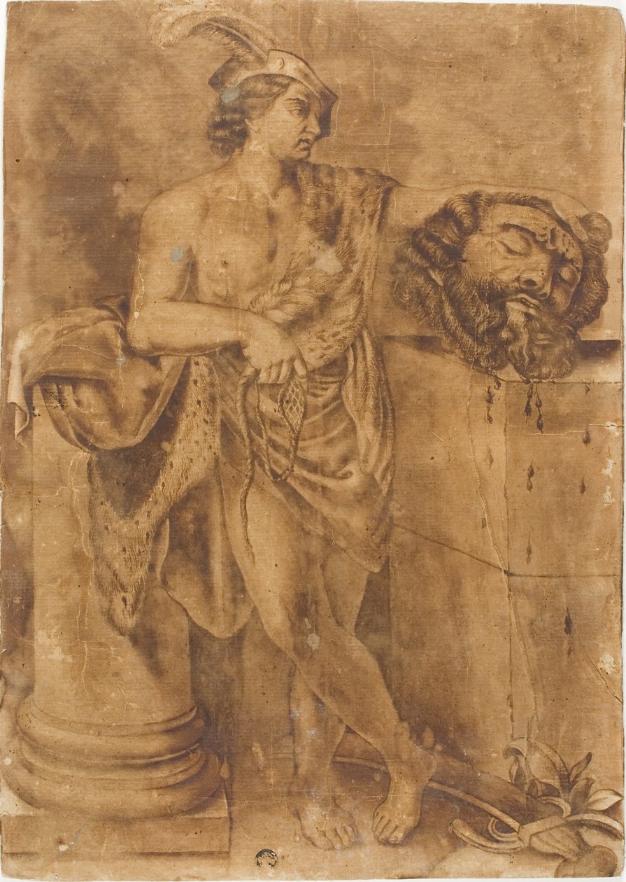 大卫与歌利亚的头 作者 吉多·雷尼（Guido Reni）