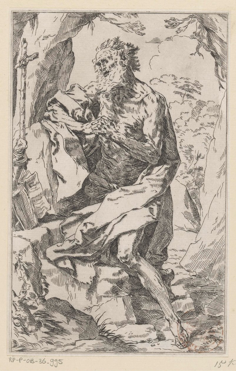 荒野中的圣杰罗姆 作者 吉多·雷尼（Guido Reni）