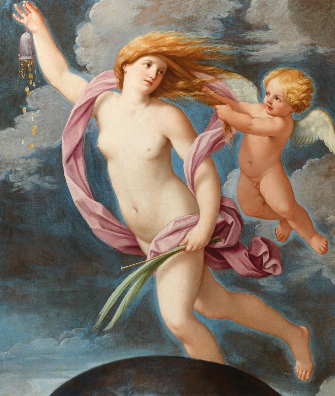 财神用钱包，约1636年。 作者 吉多·雷尼（Guido Reni）