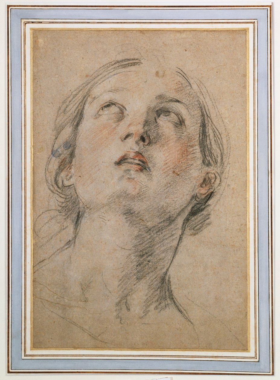 抬头一个女人的头 作者 吉多·雷尼（Guido Reni）