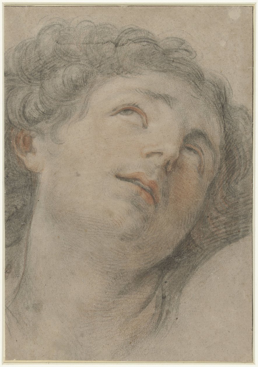 圣塞巴斯蒂安的头，向上看 作者 吉多·雷尼（Guido Reni）