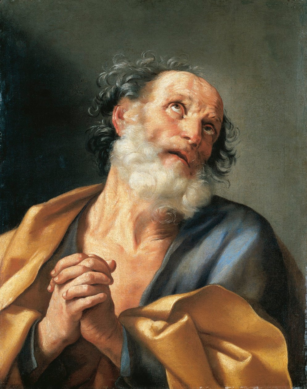 意大利，圣彼得哭泣的肖像 作者 吉多·雷尼（Guido Reni）