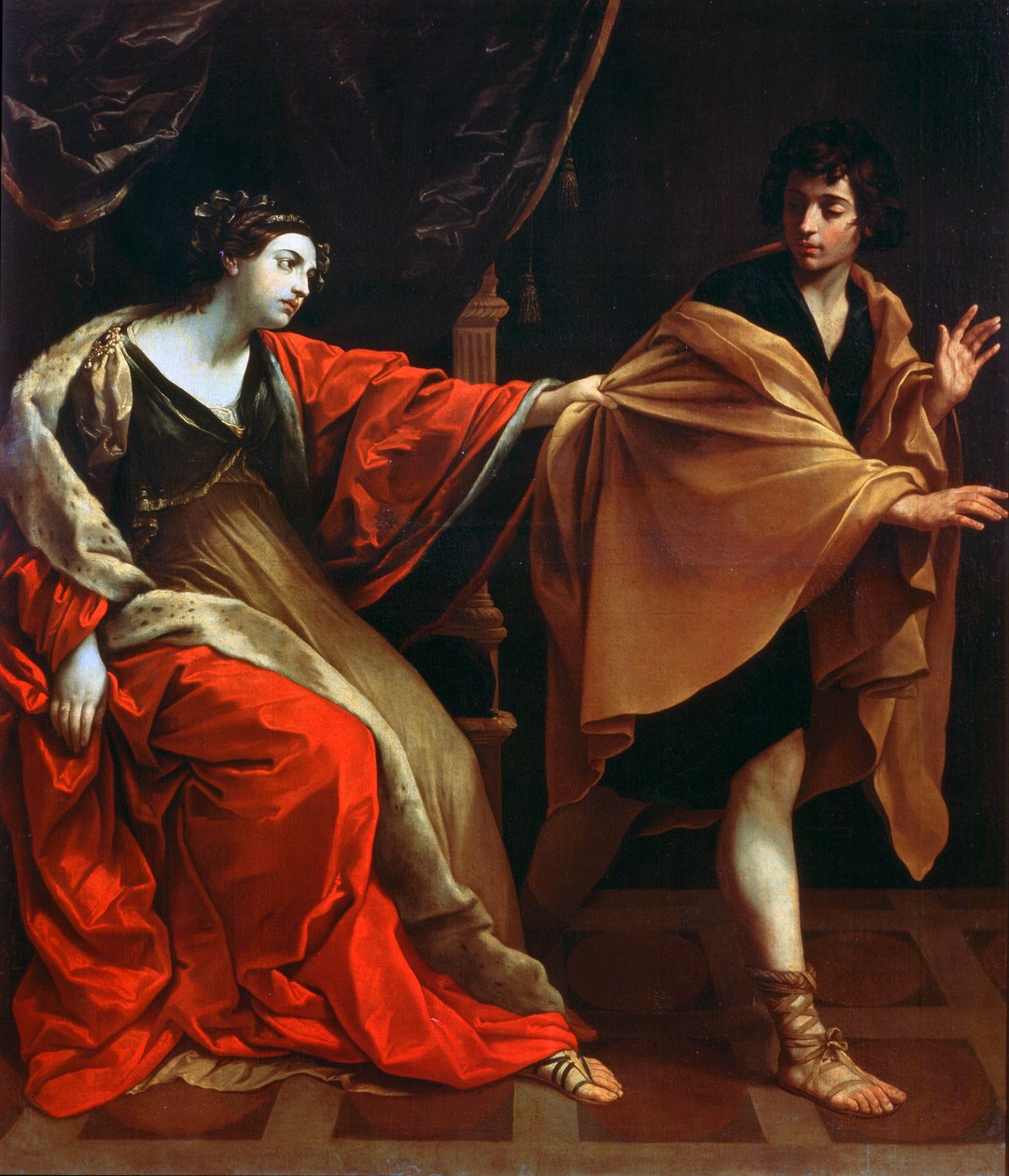 约瑟夫和波提乏斯的妻子，约1626年 作者 吉多·雷尼（Guido Reni）