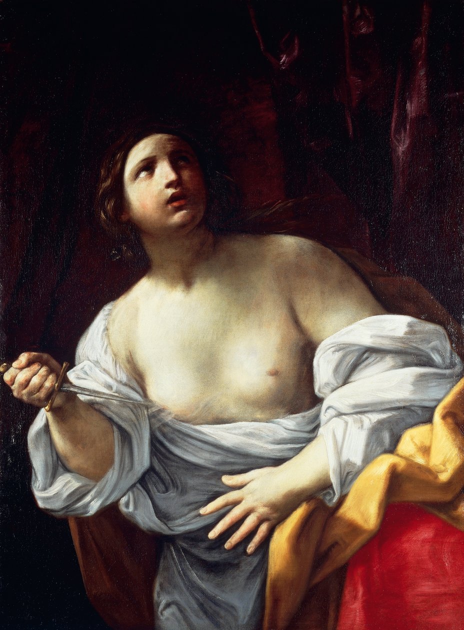 卢克丽霞，作者：吉多·雷尼 (1575-1642) 作者 吉多·雷尼（Guido Reni）