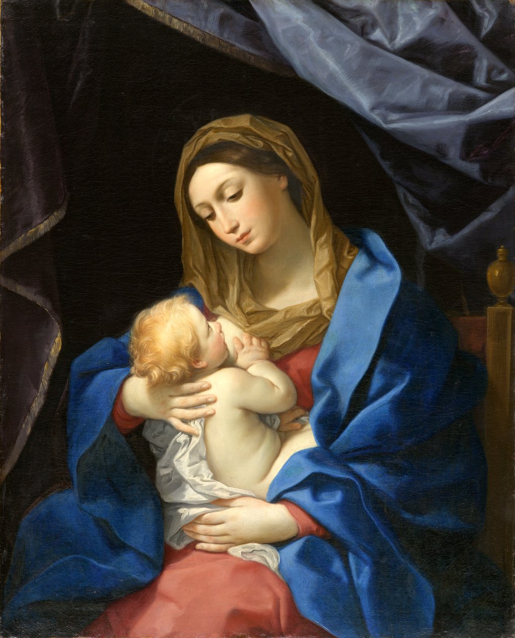 麦当娜和儿童，c.1628-1630 作者 吉多·雷尼（Guido Reni）