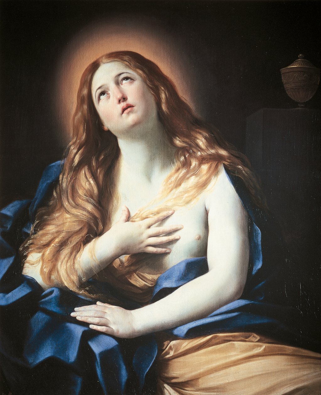 吉多·雷尼 (Guido Reni) (1575-1642) 创作的《抹大拉》 作者 吉多·雷尼（Guido Reni）