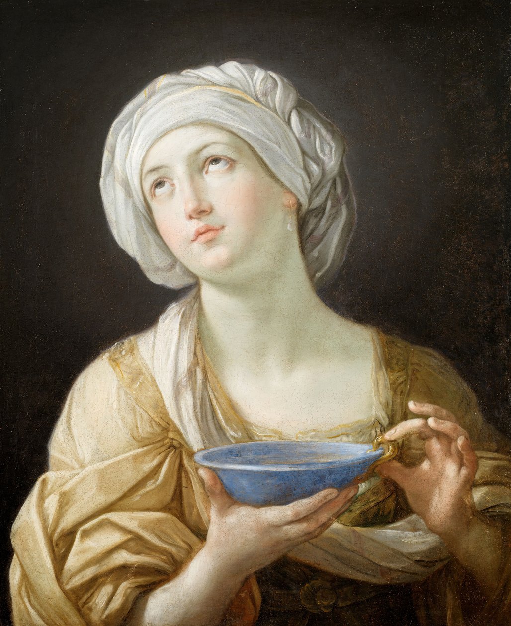 一个女人的画像，1638-39。 作者 吉多·雷尼（Guido Reni）