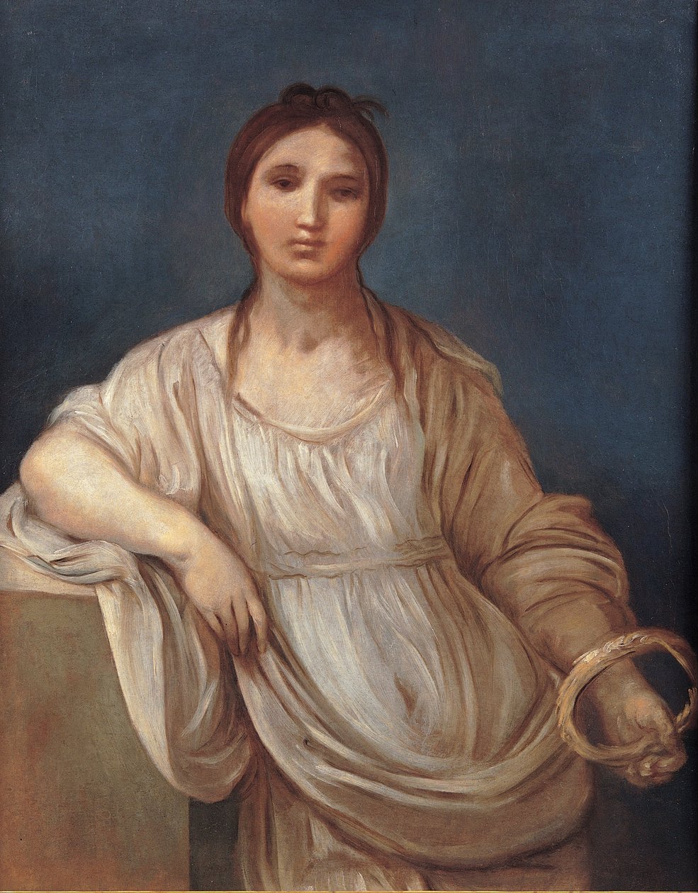 头戴皇冠的女孩肖像 作者 吉多·雷尼（Guido Reni）