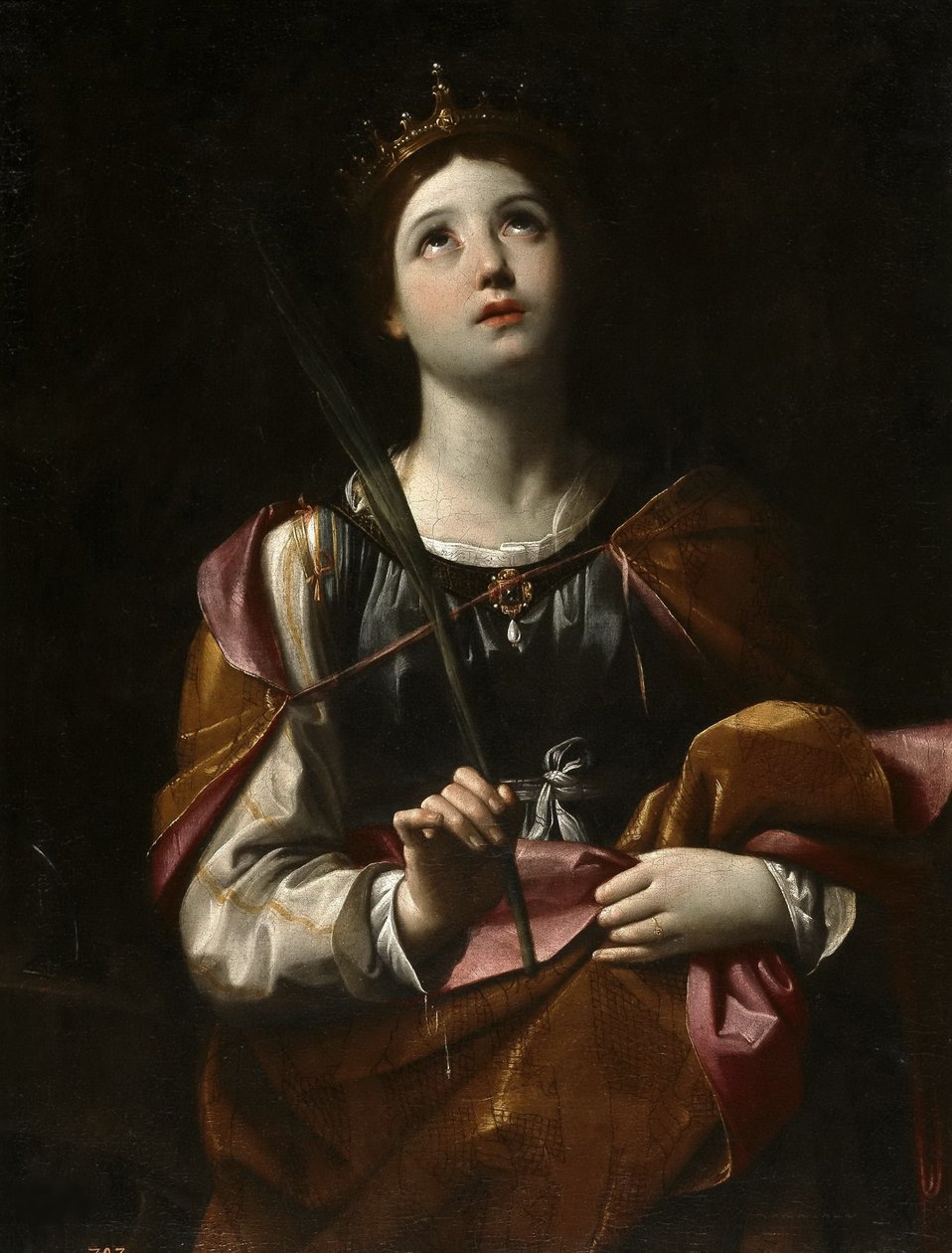 亚历山大·圣凯瑟琳，约1606年。 作者 吉多·雷尼（Guido Reni）