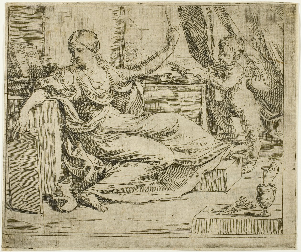 科学或热爱学习 作者 吉多·雷尼（Guido Reni）