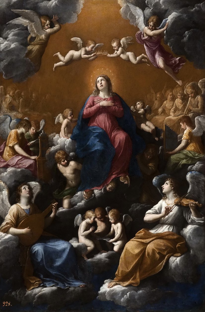 圣母玛利亚的假设，1603年。 作者 吉多·雷尼（Guido Reni）