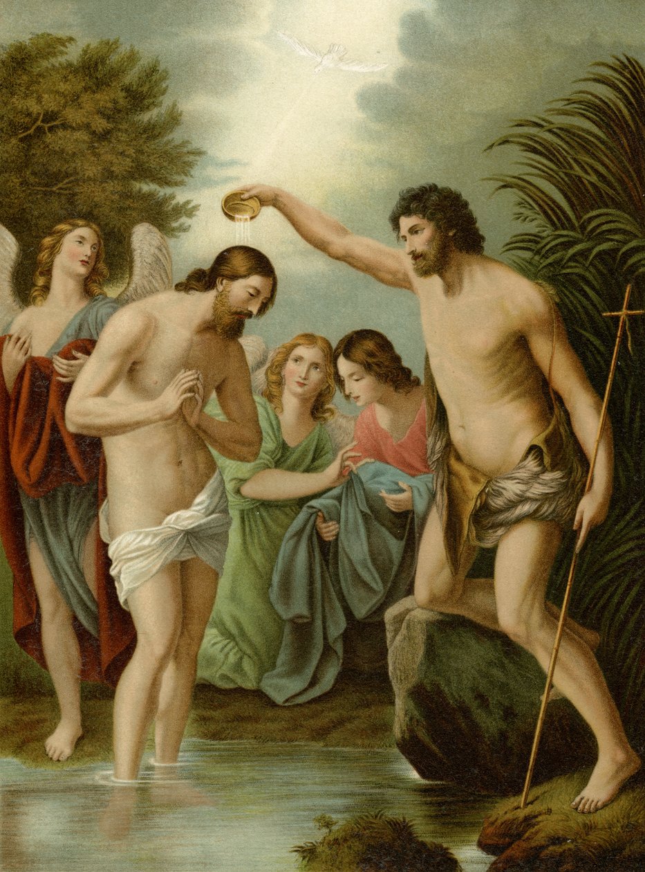 基督的洗礼 作者 吉多·雷尼（Guido Reni）