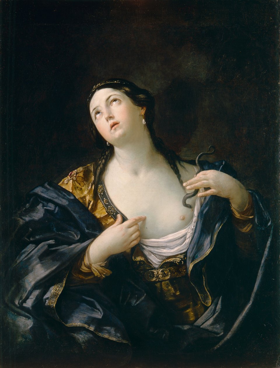 埃及艳后之死》，约 1625 年（布面油画） 作者 吉多·雷尼（Guido Reni）
