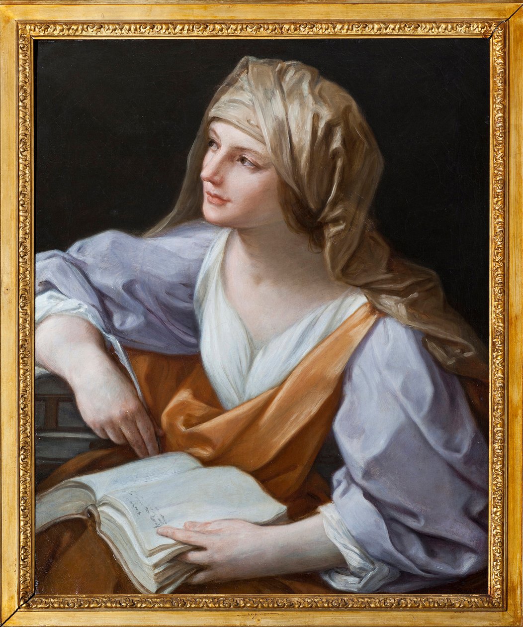 Guido Reni 的 Sibyl 画作由 Maria Brignole Sale (Brignole-Sale) De Ferrari, Duchess of Galliera (1811-1888) 命名为指南 (1575-1642) 公寓，家具来自他在巴黎的住所马蒂尼翁酒店。 罗索宫，基因 作者 吉多·雷尼（Guido Reni）